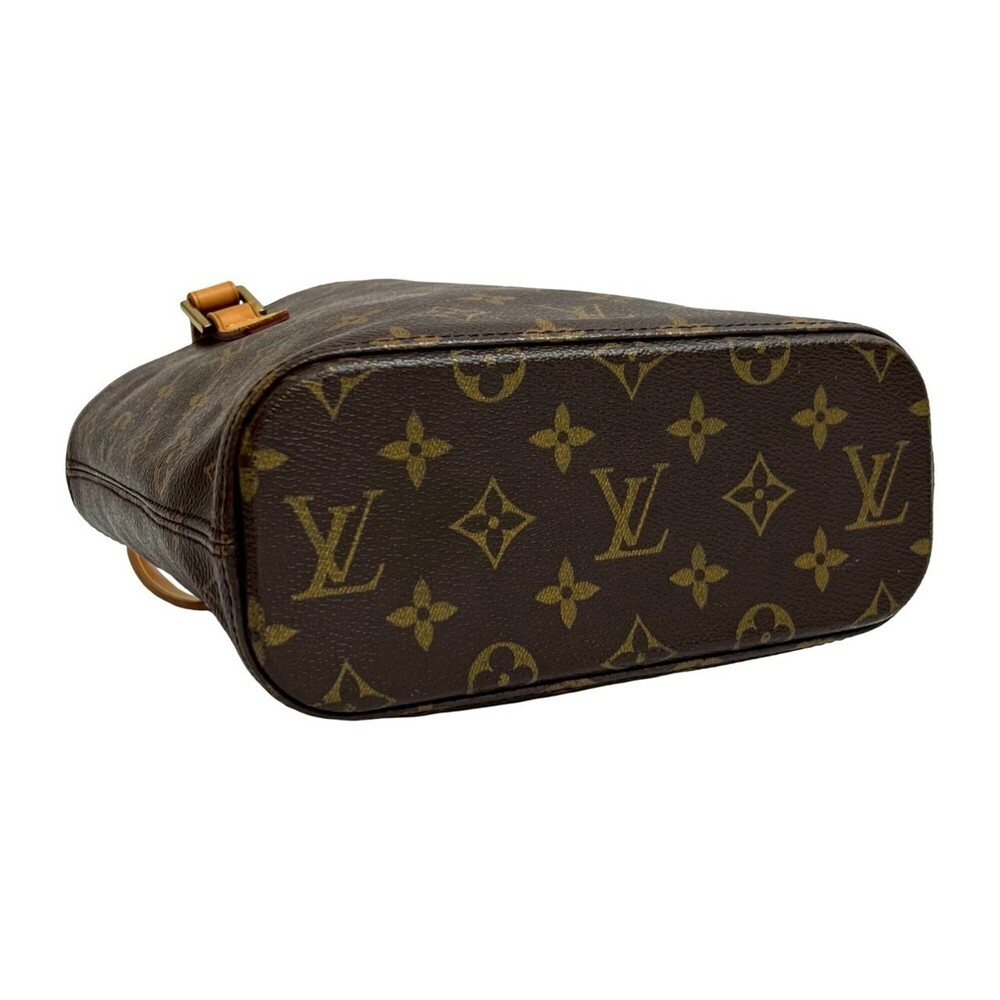 LOUIS VUITTON Vintage Brown Monogram Leather Tote Bag - Picture 7 of 10